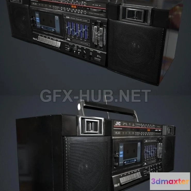 1185902 - PBR Game 3D Model - JVC PC-30 PBR