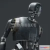 1185906 - PBR Game 3D Model - K-2SO fanart from Star Wars Rouge One