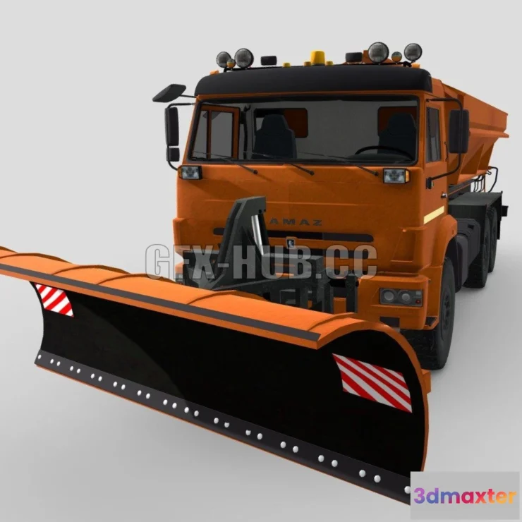 1185914 - PBR Game 3D Model - Kamaz-43118