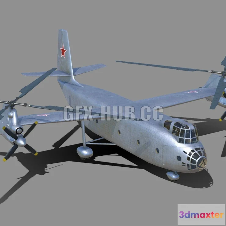1185916 - PBR Game 3D Model - Kamov Ka-22