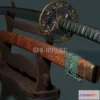 1185934 - PBR Game 3D Model - KATANA