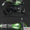 1185944 - PBR Game 3D Model - Kawasaki Z900RS 2019