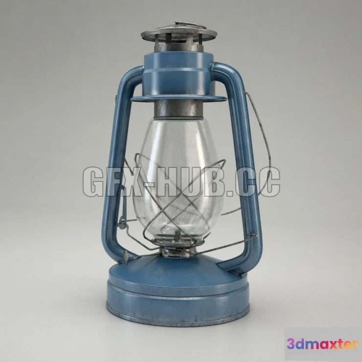 1185982 - PBR Game 3D Model - Kerosene lamp