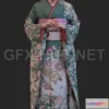 1185992 - PBR Game 3D Model - Kimono