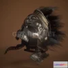 1185998 - PBR Game 3D Model - King Gaiserics Helmet