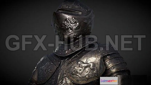 1186002 - PBR Game 3D Model - Kings Armour