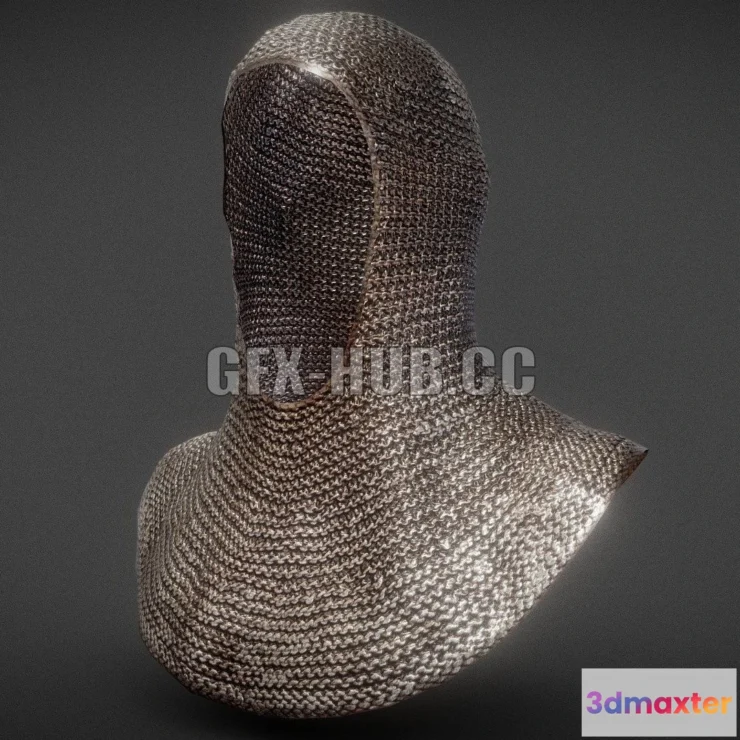 1186016 - PBR Game 3D Model - Knight Malien Headwear