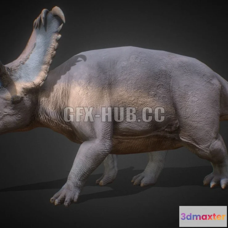 1186042 - PBR Game 3D Model - Kosmoceratops