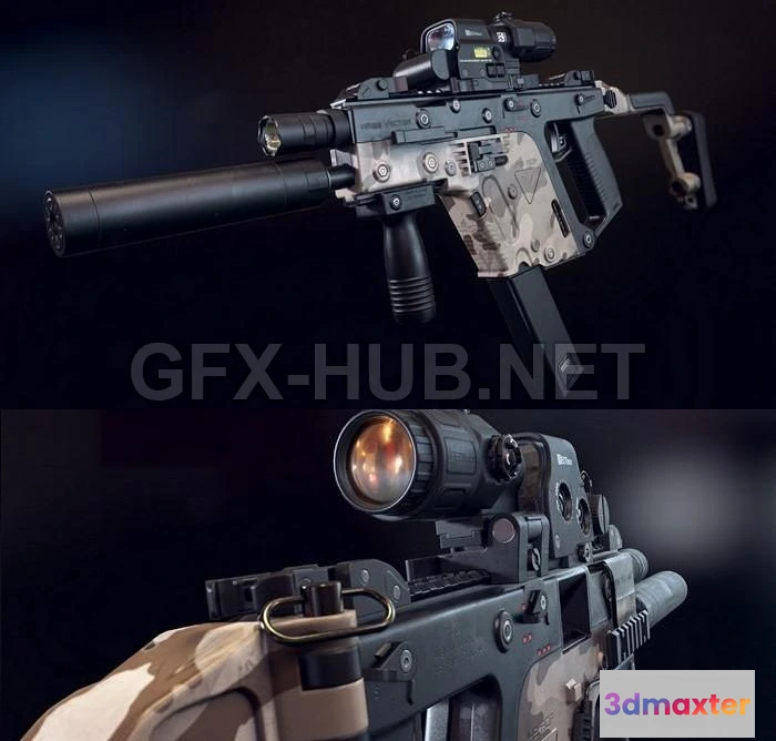 1186054 - PBR Game 3D Model - Kriss Vector