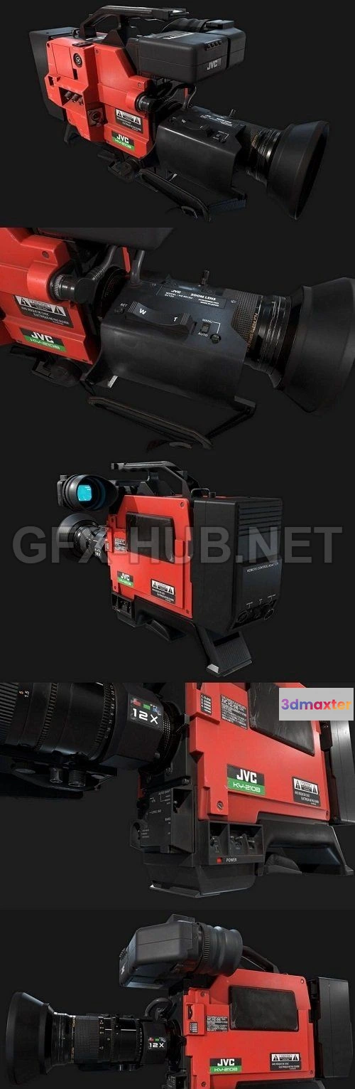 1186074 - PBR Game 3D Model - KY-210B Camera (max, fbx, obj)