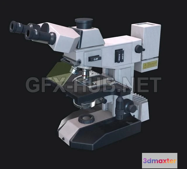 1186090 - PBR Game 3D Model - Lab Microscope