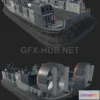 1186116 - PBR Game 3D Model - Landing Craft Air Cushion