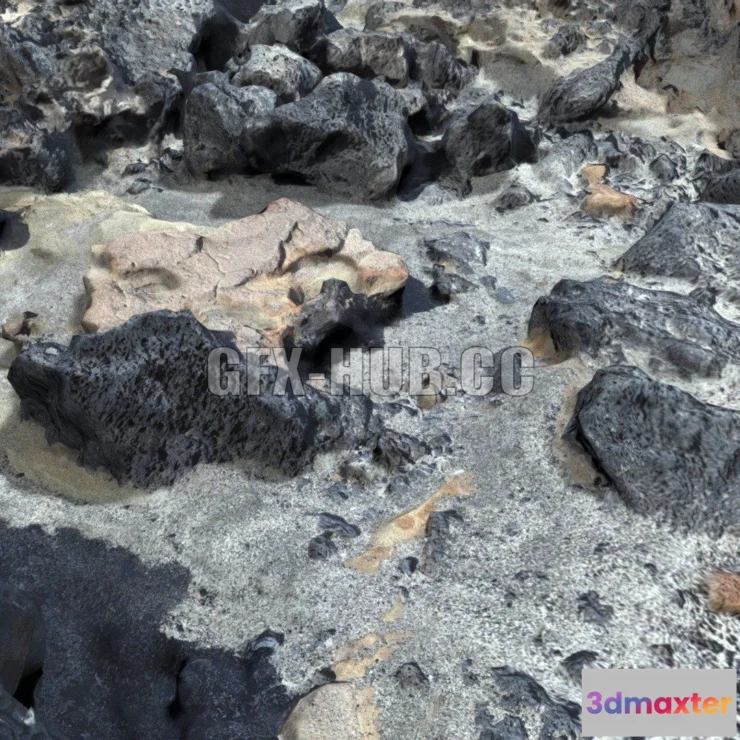 1186152 - PBR Game 3D Model - Lava 03