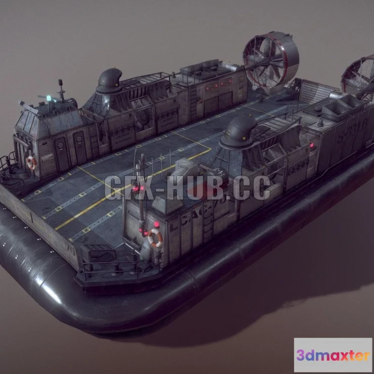 1186156 - PBR Game 3D Model - LCAC Hovercraft
