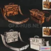 1186168 - PBR Game 3D Model - Leather Bag 2