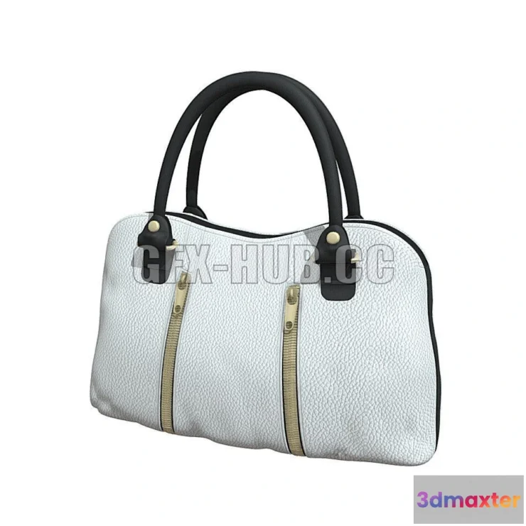 1186176 - PBR Game 3D Model - Leather Handbag