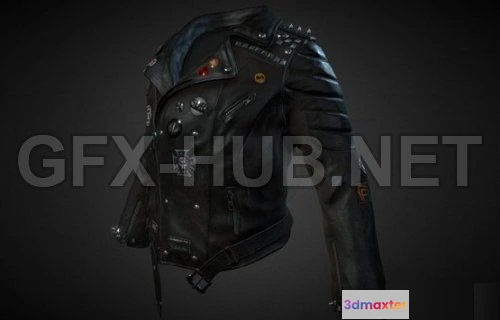 1186178 - PBR Game 3D Model - Leather Jacket