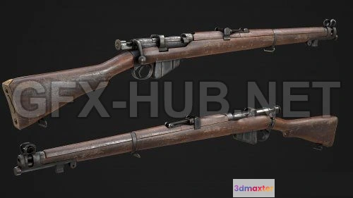 1186192 - PBR Game 3D Model - Lee-Enfield SMLE MK3 NO.1 PBR