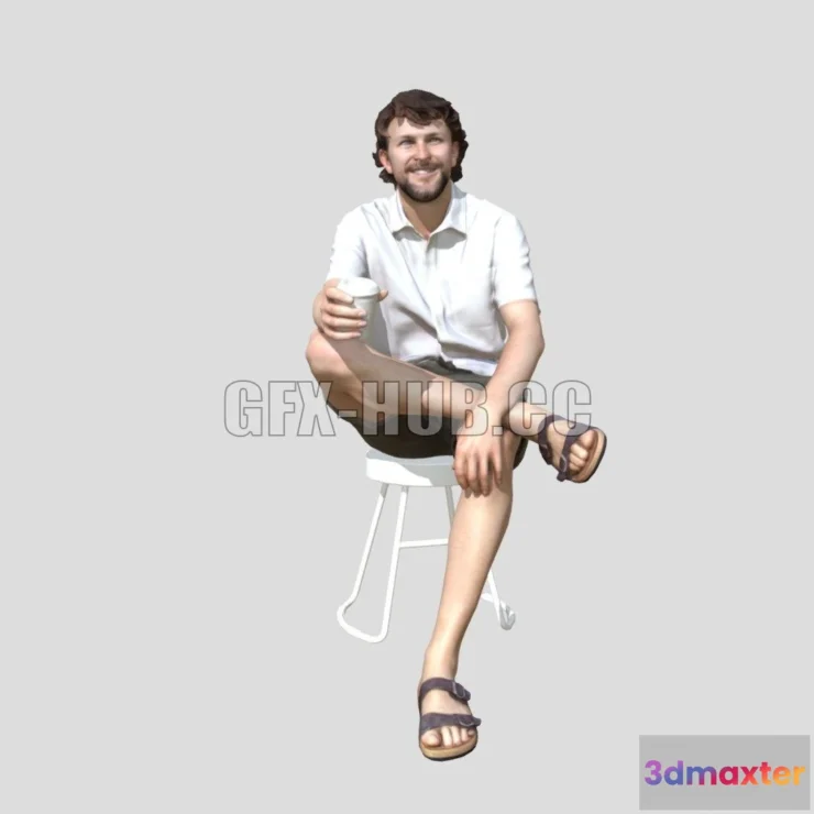 1186220 - PBR Game 3D Model - Lewis 1750