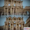 1186230 - PBR Game 3D Model - Library of Celsus - Crowdsourced photogrammetry