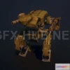1186240 - PBR Game 3D Model - Light Mech PBR