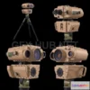 1186250 - PBR Game 3D Model - Lightweight Laser Designator Rangefinder