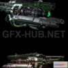 1186262 - PBR Game 3D Model - Link Gun