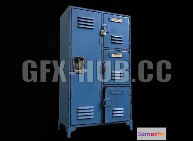 1186292 - PBR Game 3D Model - Locker