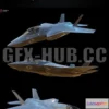 1186302 - PBR Game 3D Model - Lockheed Martin F-35 Low Poly