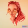 1186308 - PBR Game 3D Model - Loish Portrait - ART
