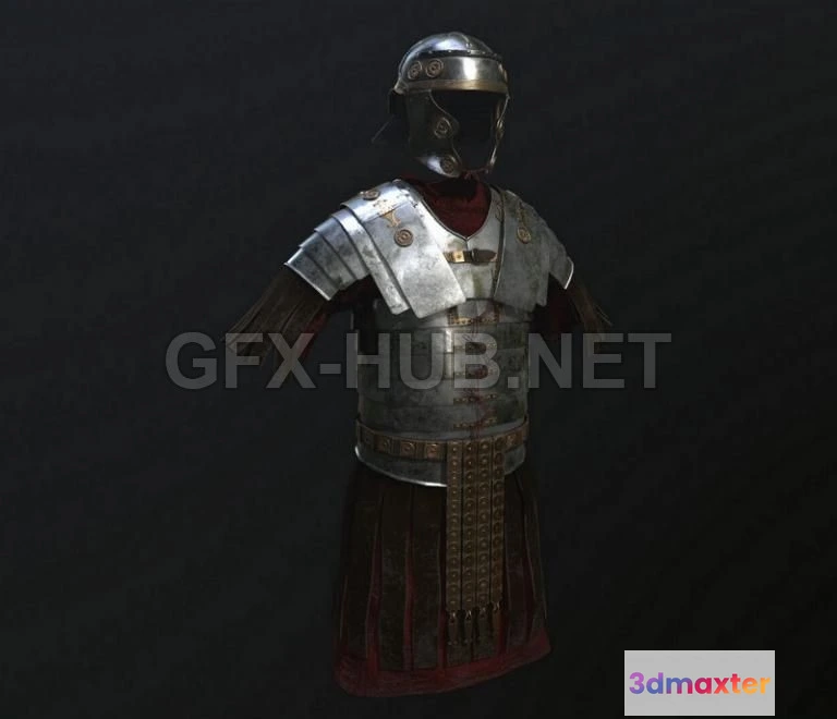 1186338 - PBR Game 3D Model - Lorica Segmentata PBR