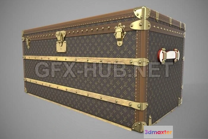 1186344 - PBR Game 3D Model - Louis Vuitton - Hardcase