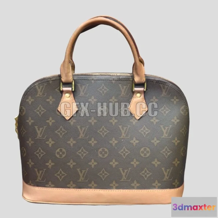 1186348 - PBR Game 3D Model - Louis Vuitton Handbag