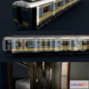 1186396 - PBR Game 3D Model - Low-poly Train Railroad Car With Interior