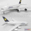 1186412 - PBR Game 3D Model - Lufthansa A380