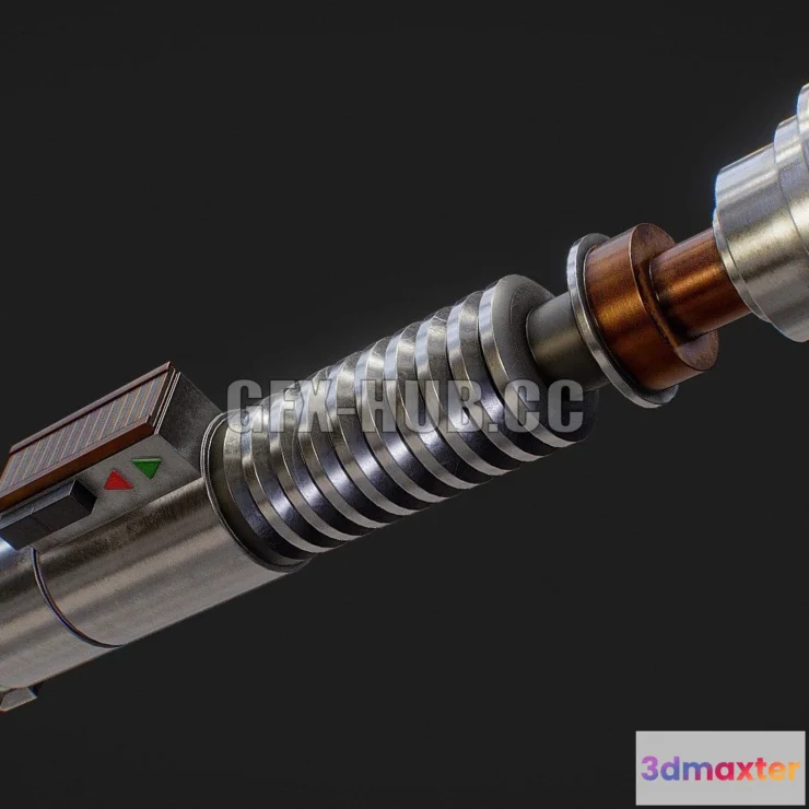 1186418 - PBR Game 3D Model - Luke Lightsaber
