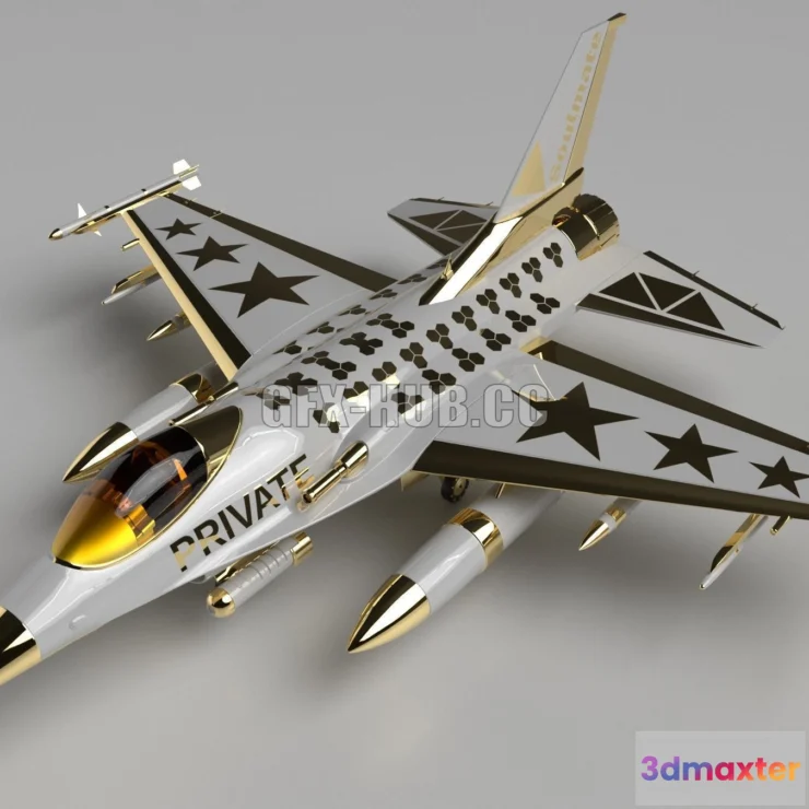 1186426 - PBR Game 3D Model - Luxury Jet