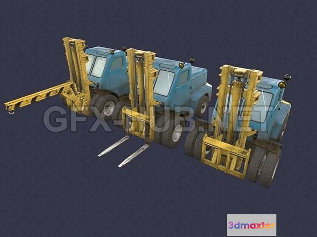 1186430 - PBR Game 3D Model - LZA-4045 forklift