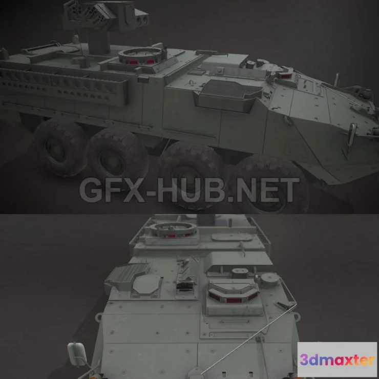 1186444 - PBR Game 3D Model - M1134 Stryker