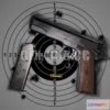 1186452 - PBR Game 3D Model - M1911 - Pistol
