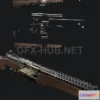 1186454 - PBR Game 3D Model - M1941 Johnson Rifle