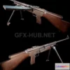 1186458 - PBR Game 3D Model - M1941 LMG