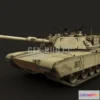 1186462 - PBR Game 3D Model - M1A2 Abrams Tank