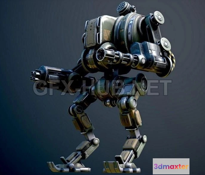 1186468 - PBR Game 3D Model - M23 Haytham - Light Skirmisher