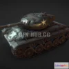 1186472 - PBR Game 3D Model - M24 Chaffee