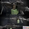 1186478 - PBR Game 3D Model - M249 para