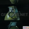 1186482 - PBR Game 3D Model - M26 grenade