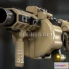 1186486 - PBR Game 3D Model - M32 grenade launcher low poly