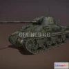 1186506 - PBR Game 3D Model - M4 Sherman MK VC Firefly - Beldevere