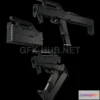 1186568 - PBR Game 3D Model - Magpul FMG-9 PBR